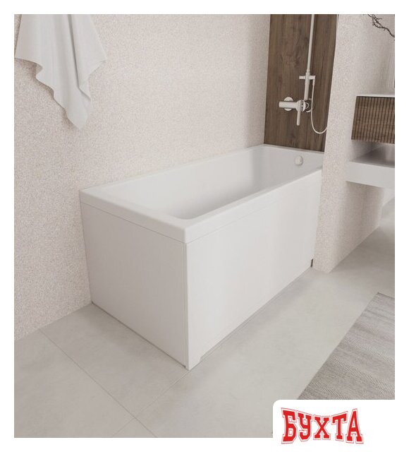 Ванна Triton Аура 150x70 New (с ножками и сифоном) 4