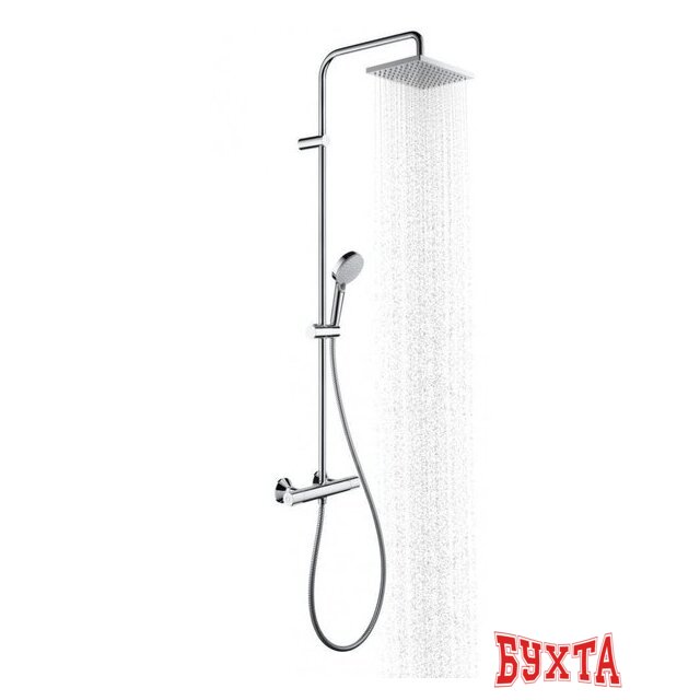 Душевая система Hansgrohe Vernis Shape Showerpipe 230 1jet 26286000 (хром) 2