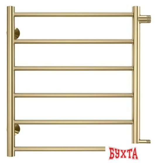 Полотенцесушитель TERMINUS Аврора П6 500x600 бп (матовое золото)