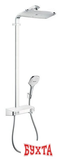 Душевая система Hansgrohe Raindance Select E 360 1jet 27288400 (белый/хром)