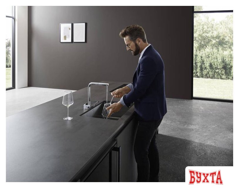 Смеситель Hansgrohe Aquno Select M81 73830000 (хром) 3