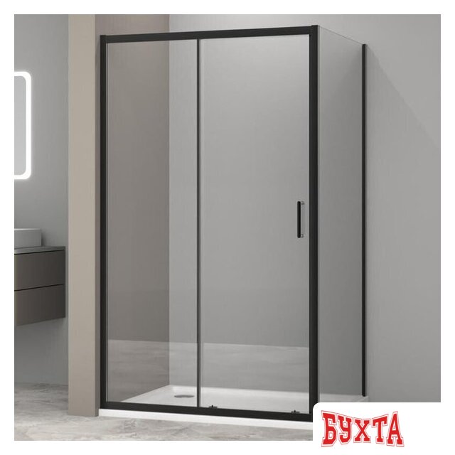 Душевой уголок Aquabath AB-11C-1280-2000-BK 1