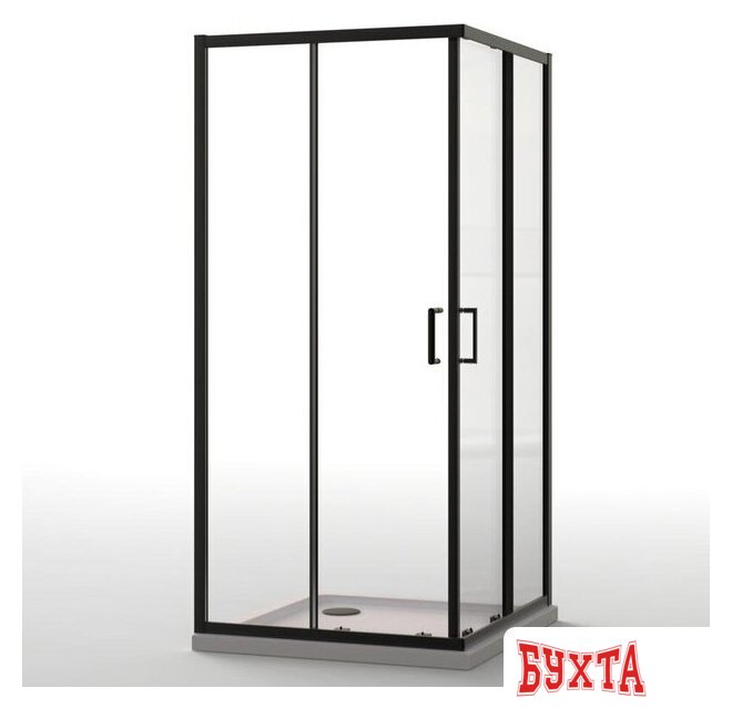 Душевой уголок Aquabath AB-04F-900-2000-BK 4