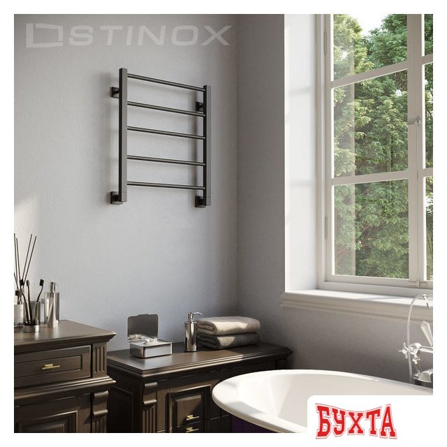 Полотенцесушитель Stinox Classic 50x60 cl60 Ral 9005