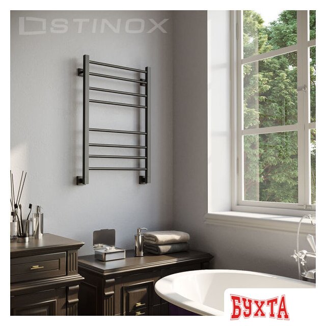 Полотенцесушитель Stinox Classic 50x80 cl80 Ral 9005