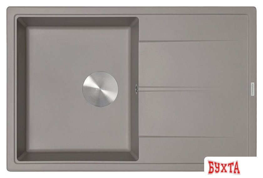 Кухонная мойка ZorG Rock 78 Premium alumetallic 2