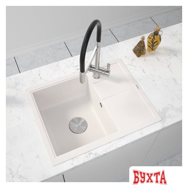 Кухонная мойка ZorG Rock 65 Premium alba