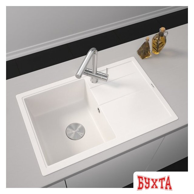 Кухонная мойка ZorG Rock 78 Premium alba