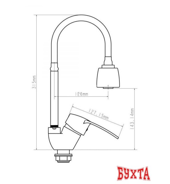 Смеситель Econoce EC0324 2