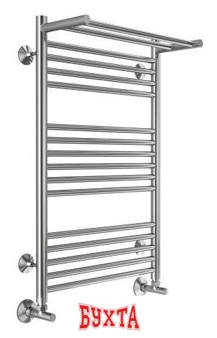 Полотенцесушитель TERMINUS Аврора П16 500x800 с полкой нп (хром) 2
