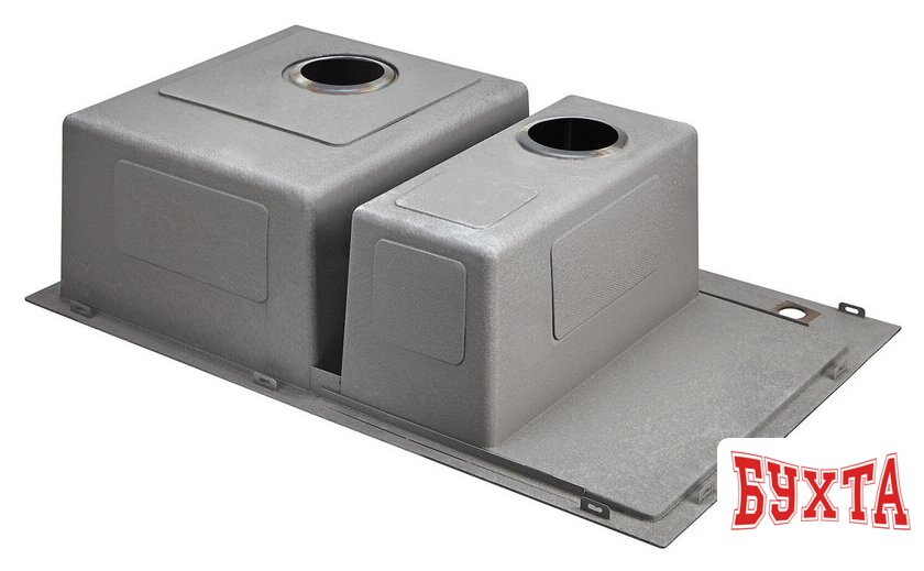 Кухонная мойка Stellar Evier E7850NB-2 R (нано черный) 5