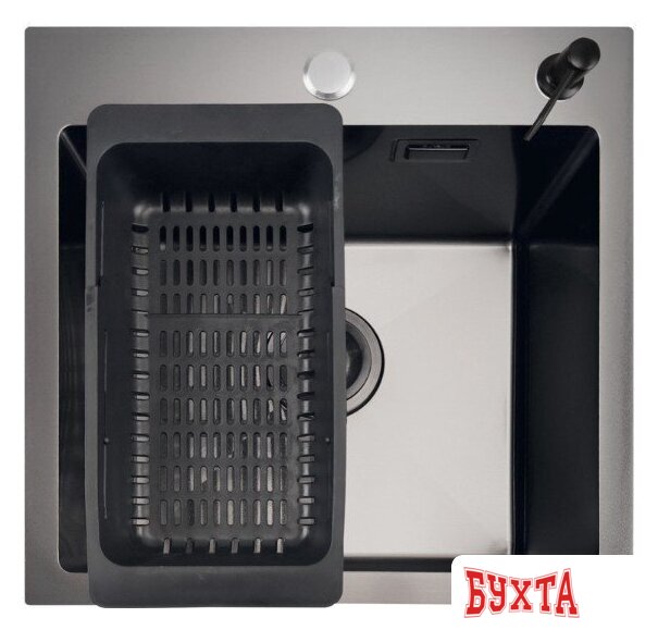 Кухонная мойка Stellar E4444NB (нано черный)