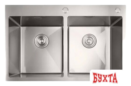 Кухонная мойка Stellar E7850-2S (сатин)