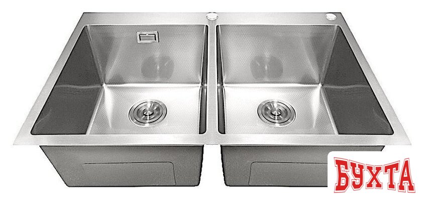 Кухонная мойка Stellar Decor S7850-2S-D (сатин) 4