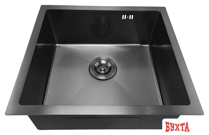 Кухонная мойка Asteria A5045NB-D1 (черный декор) 2