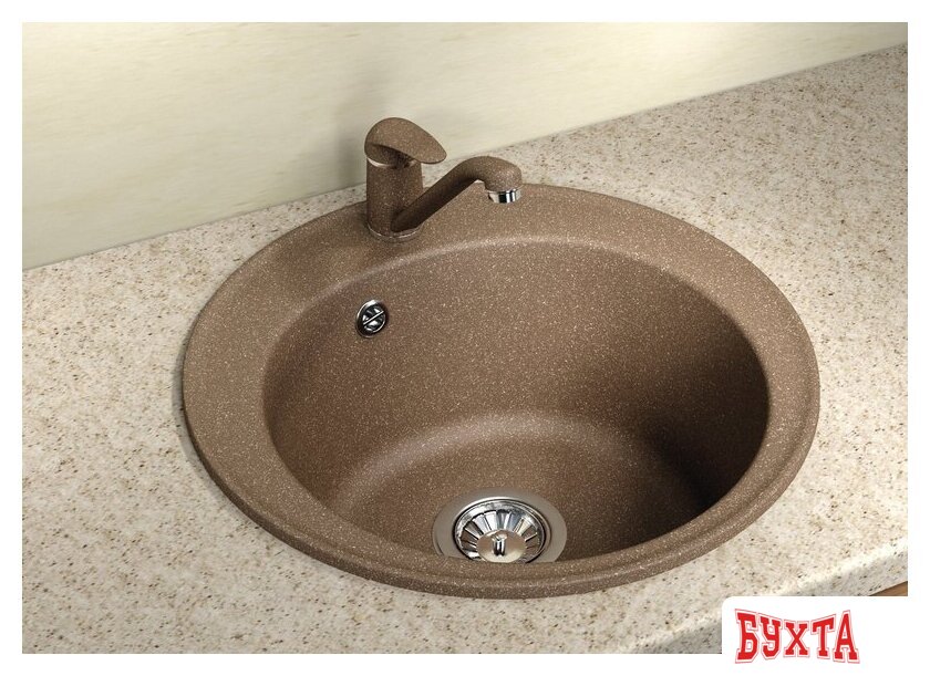 Кухонная мойка Florentina Никосия (жасмин) 2