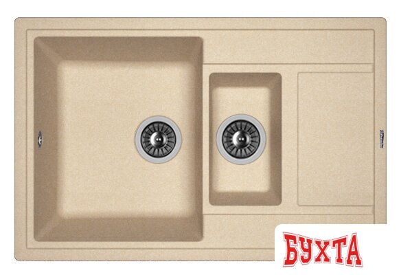 Кухонная мойка Florentina Липси-780К (песочный)