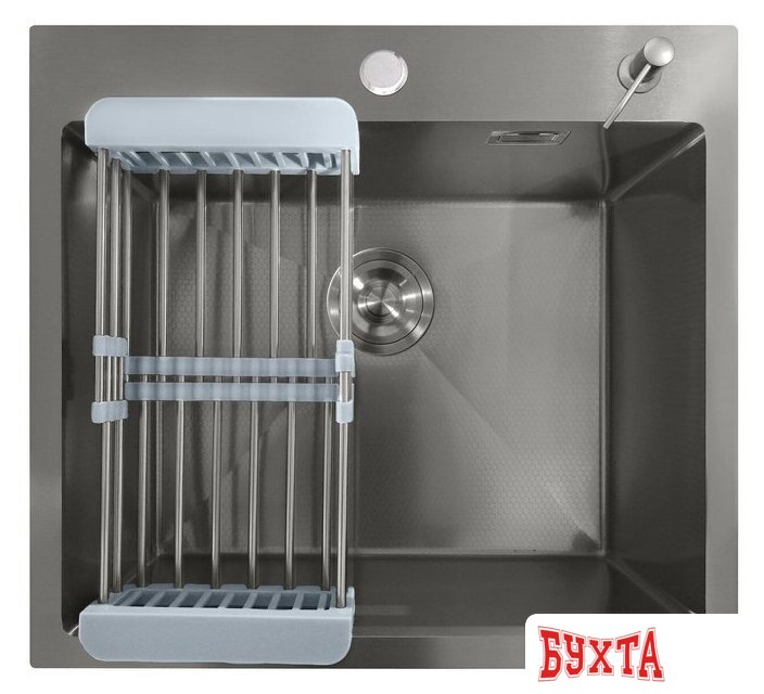 Кухонная мойка Stellar Decor S5050GE-D (серый) 4