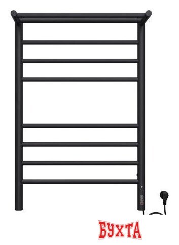 Полотенцесушитель TERMINUS Аврора КС П8 500x800 с полкой quick touch (RAL9005 матовый)