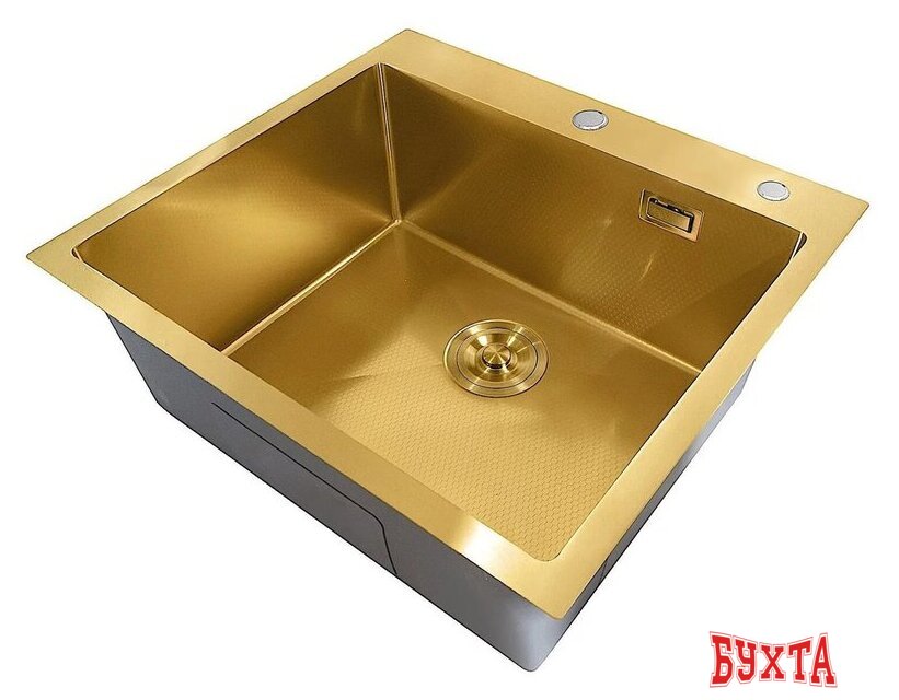 Кухонная мойка Stellar Decor S5050GL-D (золото) 2