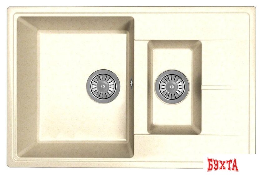 Кухонная мойка Dr. Gans Smart Оливия 740К (латте)