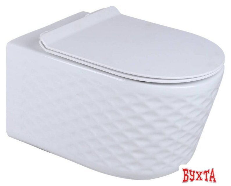 Унитаз подвесной Roxen Vine Tornado в комплекте с инсталляцией StounFix Dual Fresh 6 в 1 979004 (кнопка: бежевый) 3