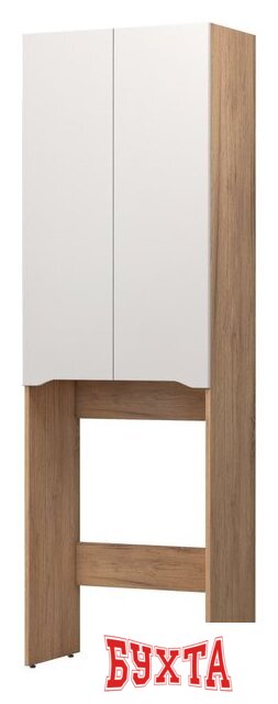 Мебель для ванных комнат Vigo Шкаф комбинированный Grani 640 под стиральную машину (дуб золотой)