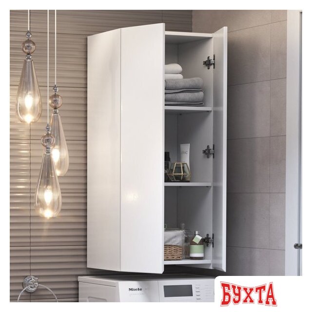 Мебель для ванных комнат Vigo Шкаф навесной Wing 500 (белый) 4