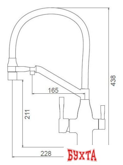 Смеситель FRAP F4397-9 3