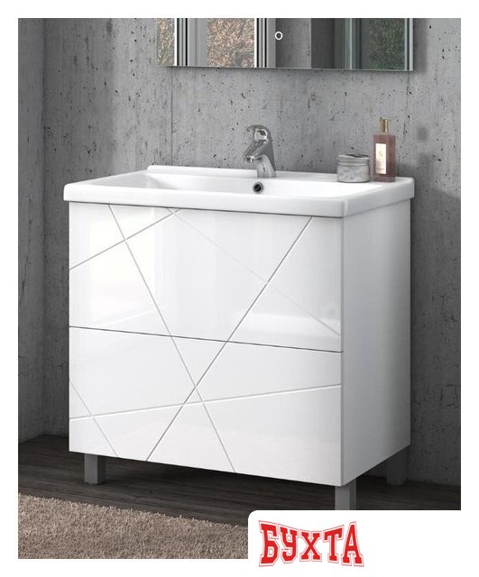 Мебель для ванных комнат Vigo Тумба под умывальник Geometry 600-0-2 Фостер 2