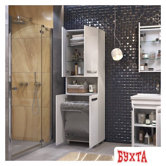 Мебель для ванных комнат Vigo Шкаф Plaza 600 5