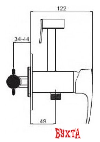Гигиенический душ Gappo G7207-8 2