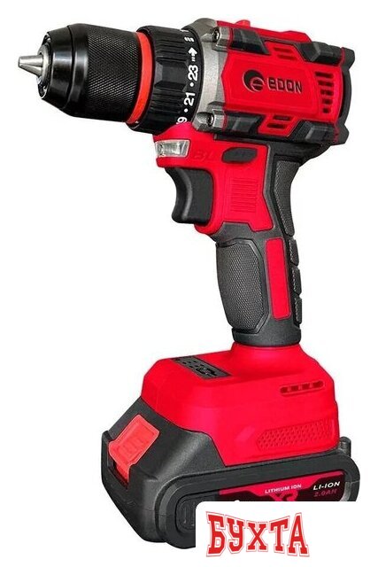 Дрель-шуруповерт Edon UAD-18DBL (с 2-мя АКБ, кейс)