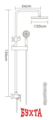 Душевая система FRAP F2431 2
