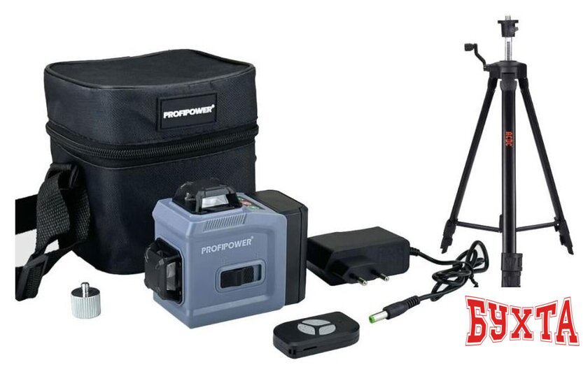 Лазерный нивелир Profipower NL-12G + Штатив E0051 2
