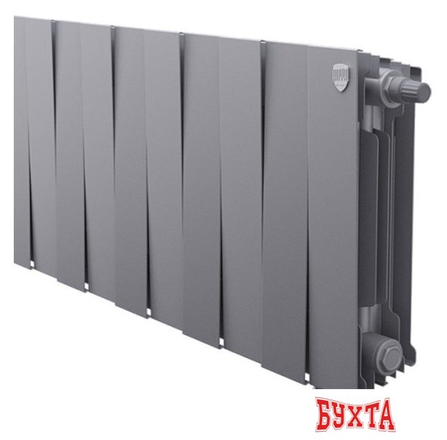 Биметаллический радиатор Royal Thermo PianoForte 300 VDR Silver Satin (10 секций)