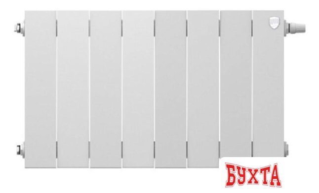 Биметаллический радиатор Royal Thermo PianoForte 300 Bianco Traffico VDR (8 секций) 2