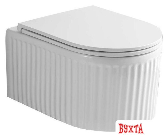 Унитаз подвесной Roxen Royal Matt Rimless Soft Close NC 530200-01