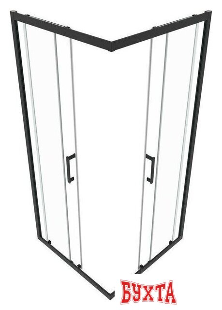 Душевой уголок Triton Фикс-Блэк 90x90 3