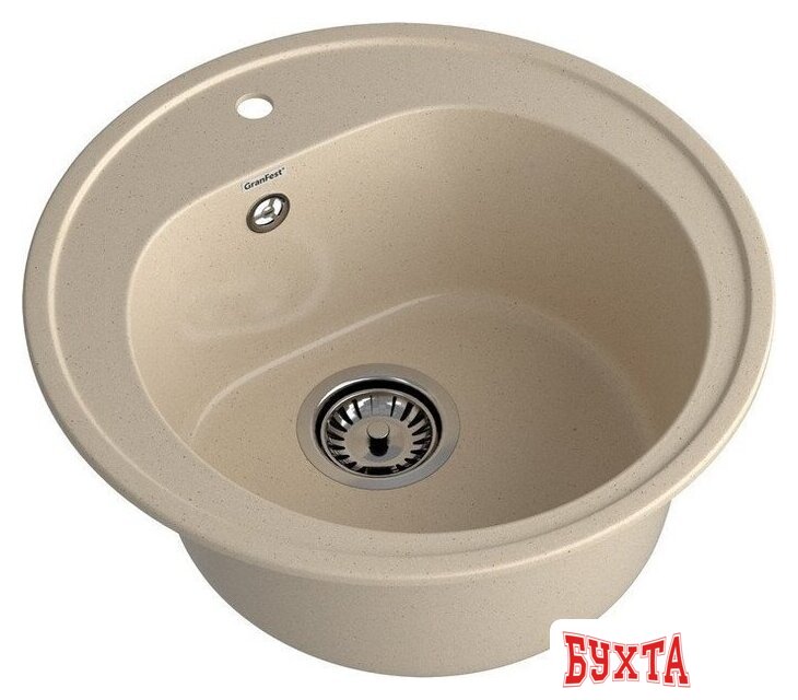 Кухонная мойка GranFest GF-R510 (кашемир) 2