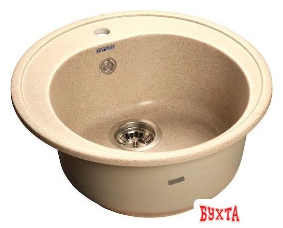 Кухонная мойка GranFest GF-R510 (песочный)