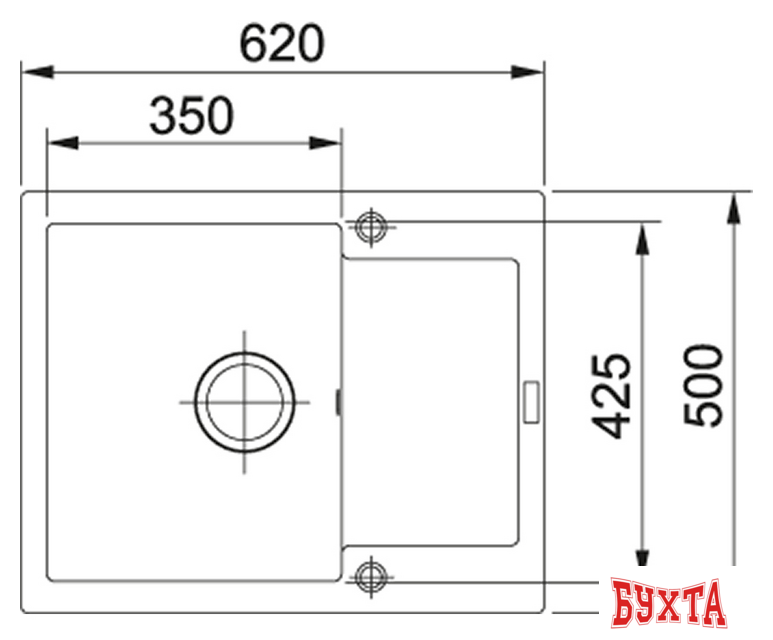 Кухонная мойка Franke MRG 611С (бежевый) 2