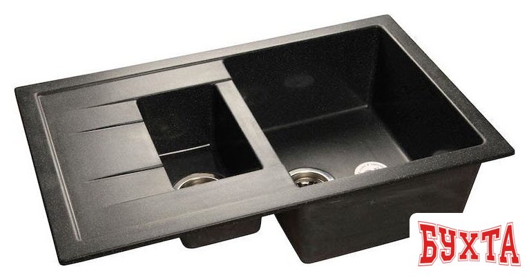 Кухонная мойка GranFest GF-Q775KL (черный)