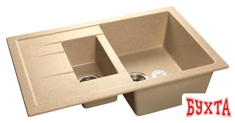 Кухонная мойка GranFest GF-Q775KL (песочный)