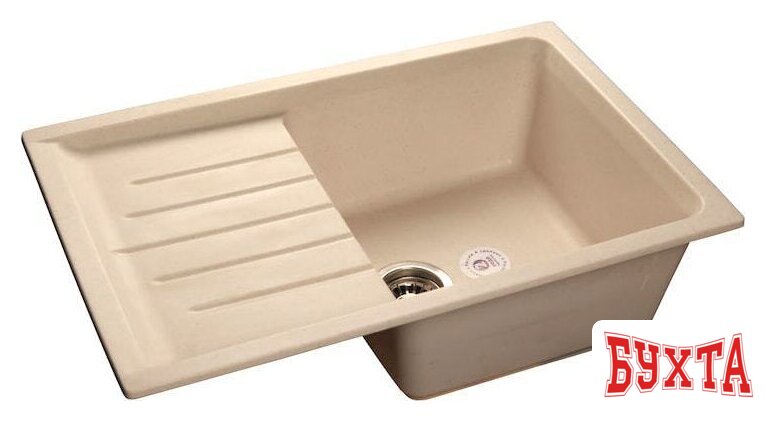 Кухонная мойка GranFest GF-P760L (белый)