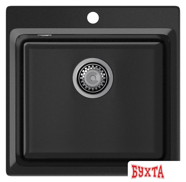 Кухонная мойка GranFest GF-LV-510 (черный)