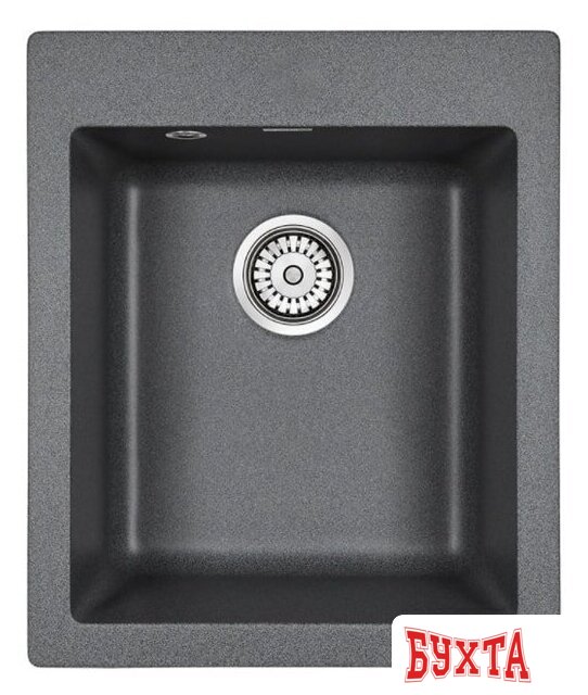 Кухонная мойка Paulmark Kante 40 PM104249-DG (темно-серый/графит) 1