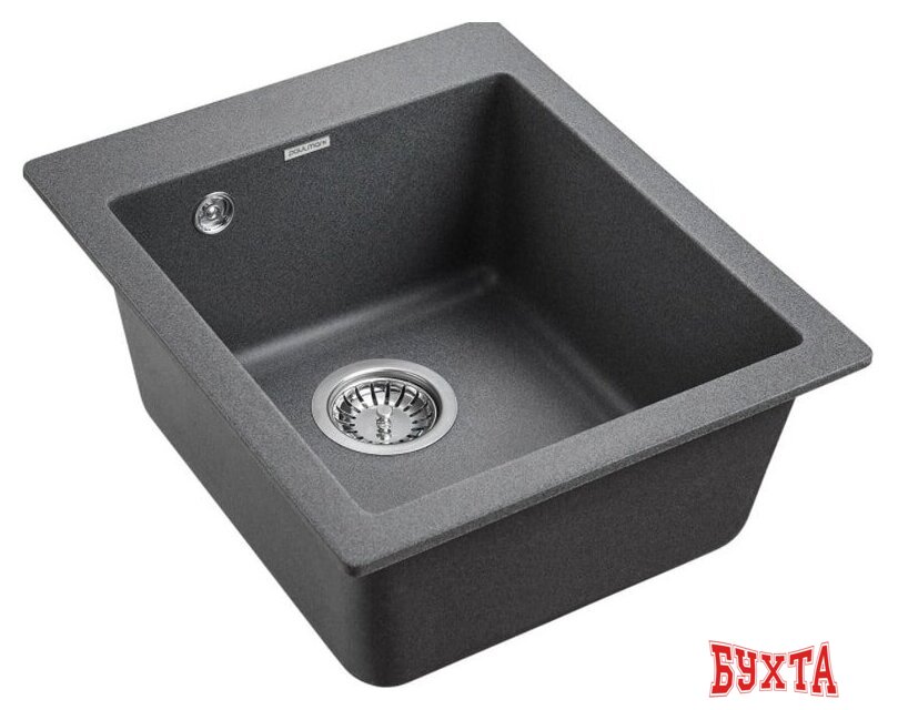 Кухонная мойка Paulmark Kante 40 PM104249-DG (темно-серый/графит) 2