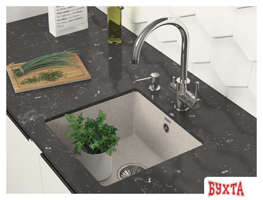 Кухонная мойка Paulmark Gera 50 PM104546-BE 3