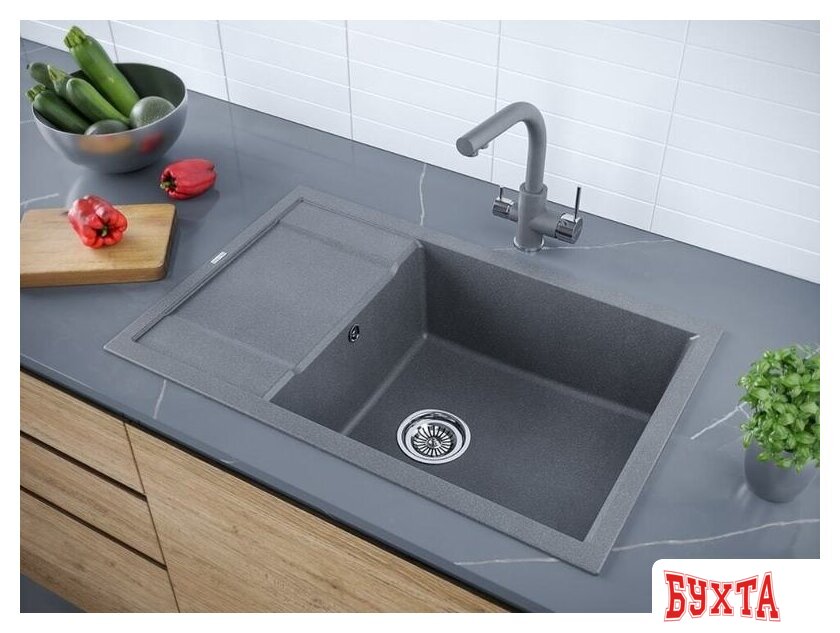 Кухонная мойка Paulmark Flugen 60 PM317850-DG 3